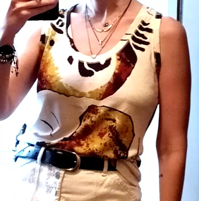 JC de Castelbajac NWOT Y2K PRINT TANK TOP sz.M JC de Castelbajac NWOT Y2K PRINT TANK TOP sz.M