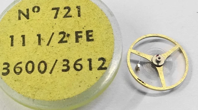 Balancier Complet Pour Montre AS Schild 11 1/2 - Pièce D'horlogerie Neuve, Marque Ebauche SA