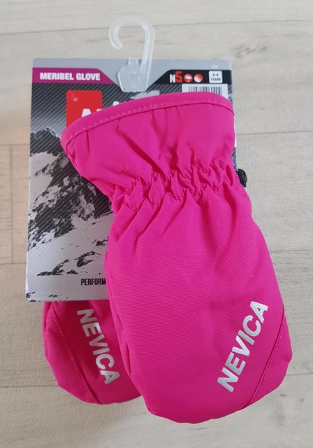 GUANTI NEVICA MERIBEL età 3 - 4 ragazze SCI inverno SNOWBOARD guanti ROSA bambini