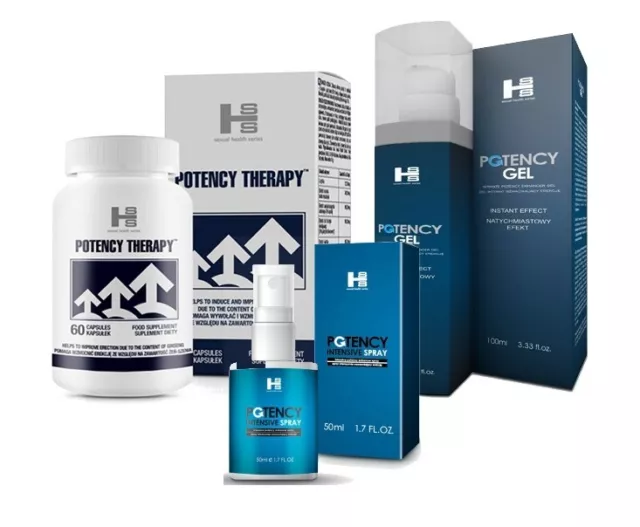 Potency Therapy Paket XXL -starkes Potenzmittel Erektionshilfe Sex Potenzpillen