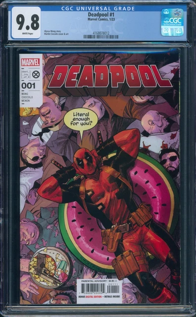 Deadpool #1 CGC 9.8 1st Team Appearance of The Atelier Cover A Marvel 2022