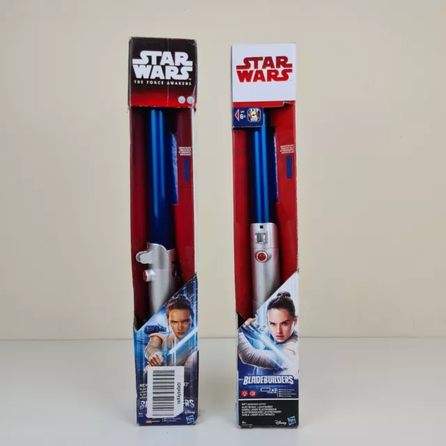 Star Wars Force Awakens Rey Electronic Lightsaber Bladebuilder Lights and Sounds