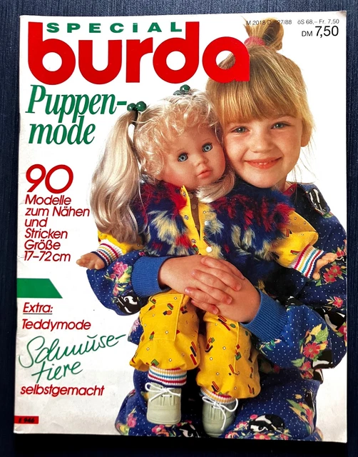 Magazine Burda Special Modèles Enfants 2-6 Ans - Automne/Hiver 1992 - Occasion Vintage Allemagne
