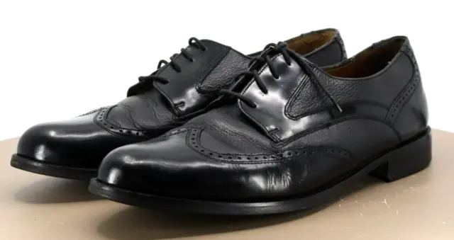 BOSTONIAN FIORENTINE MEN'S Wingtip Dress Shoes Size 11 Leather Black ...