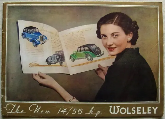 WOLSELEY 14/56 HP Car Sales Brochure August 1937