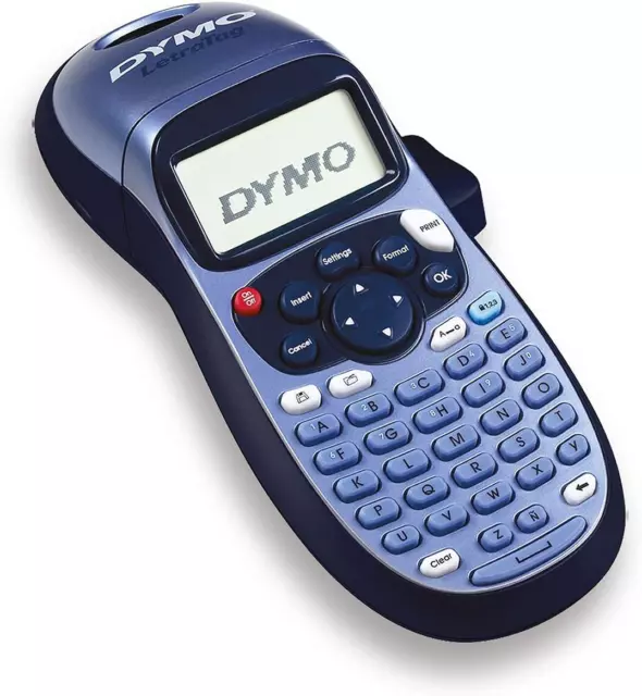 Dymo S0883990 Letratag Handheld Label Maker, ABC Keyboard Label Printer with Eas