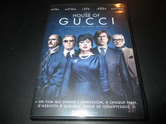 DVD "HOUSE OF GUCCI" Lady GAGA, Adam DRIVER, Jared LETO, Jeremy IRONS, Al PACINO