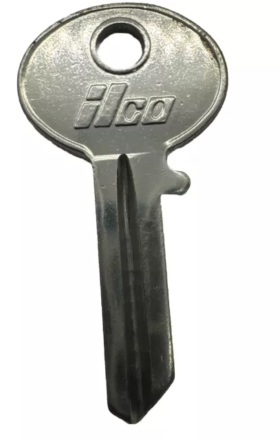 Ilco 1073  Padlock Key Blank -  Fraim  - Nickel Plated NOS