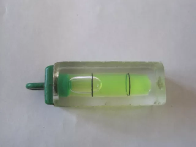 Miniature Level Key Chain Green Contractor