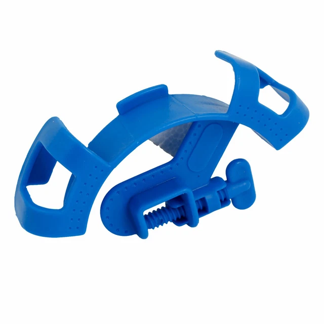 Fish Tank Aquarium Plastic Hose Holder Clamp Hanger Adjustable Mount Tube Blue