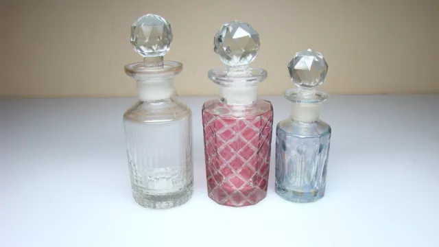 Cut glass fragrance lamp/ Lampe Berger with silver cap. - Ruby Lane