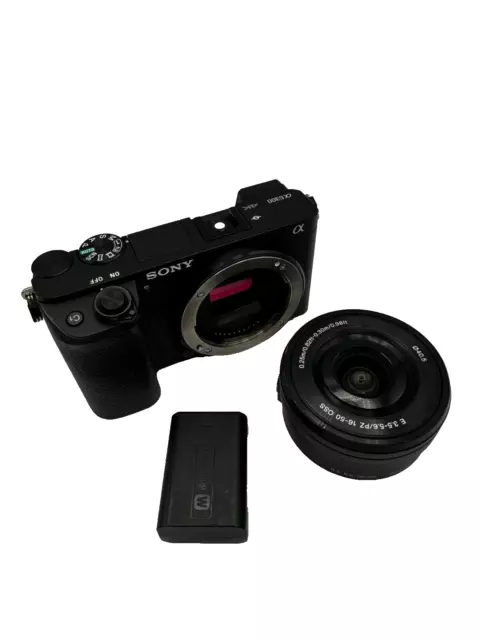 Fair Cond Sony Alpha A6300 24.2MP Mirrorless Digital Camera Black (Kit 16-50mm)