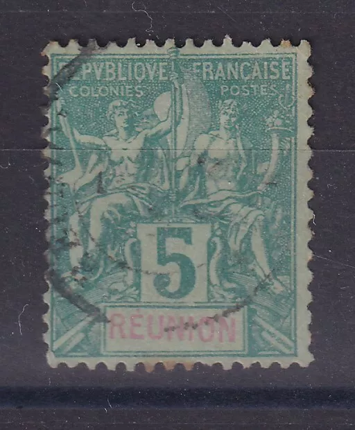 France Anciennes Colonies Réunion année 1892 Timbre N° 35 obl réf 15603