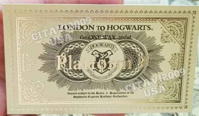 Personalised hogwarts express ticket cheap