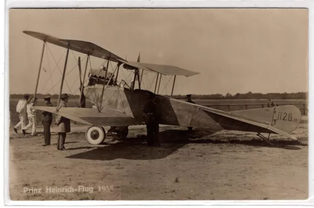 Zeppelin / Poste Aérienne 1914 Prince Heirich Vol Superbe Inutilisé Ak (AA2625