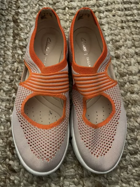 CLARKS TRI BLOSSOM Green Combi Trigenic Cut Out Detail Trainers size 5 BNIB 60.99 PicClick UK