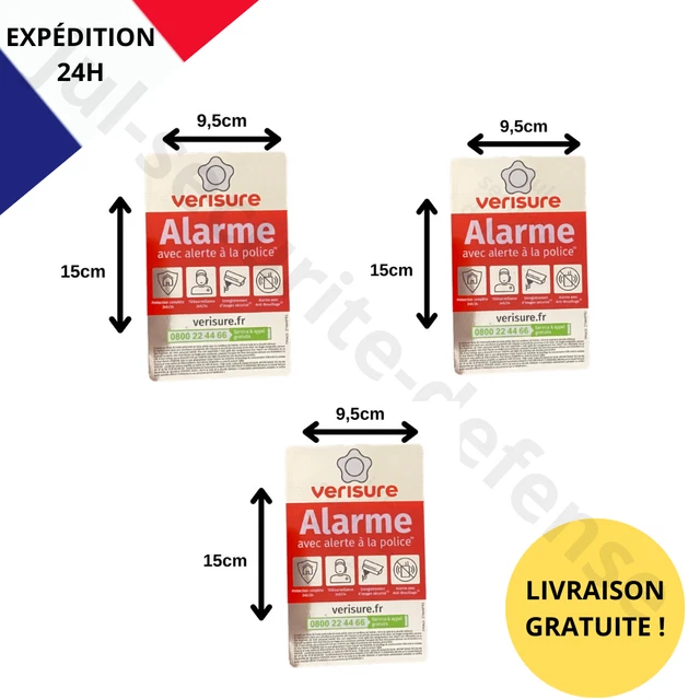 Lot De 7 Autocollants Verisure 2026 - Alarme - Neufs Emballés - Origine France