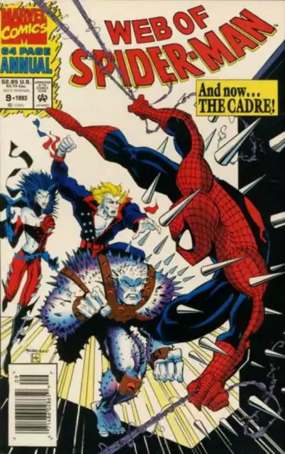 Web of Spider-Man Annual #9 Polybagged Newsstand (1985-1994) Marvel Comics