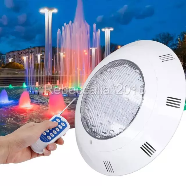 25W Underwater Swimming Pool LED Light RGB Remote Control IP68 Bright Lamp 3