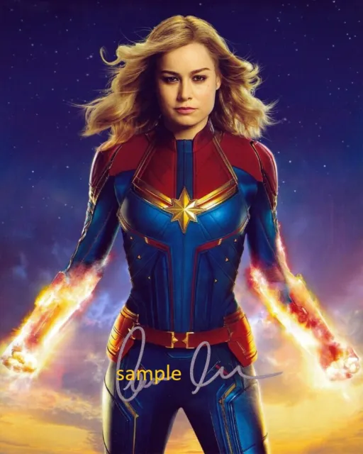 Brie Larson #1 Reprint 8X10 Autographed Signed Photo Man Cave Christmas Gift