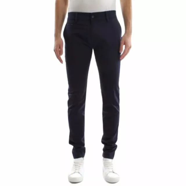 DIESEL CHI SHAPED 0CARP Mens Chino Trousers Stretch Cotton Casual Black Pants