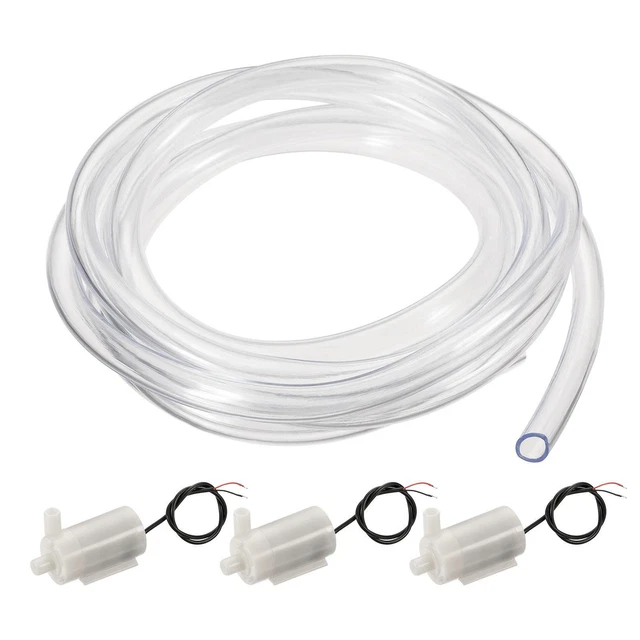 Mini Acqua Pompa,DC 5V Micro Sommergibile Motore con Trasparente Vinile Tubo