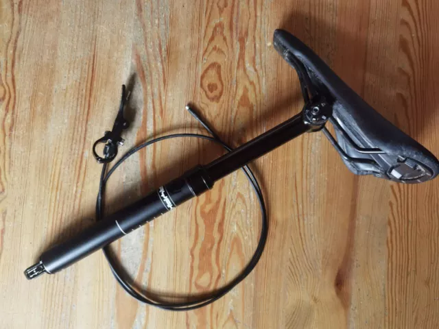 Sattelstütze Dropper Vario PRO KORYAK 120 mm  31,6 x 415mm + Bowdenzug u. Hebel