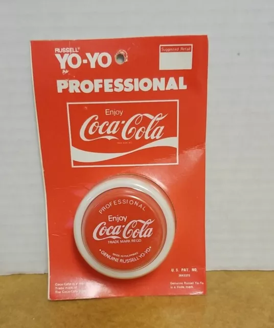 Coca Cola Spin YOYO Professional Collector Genuine Vintage 1970's trade NOS NIB