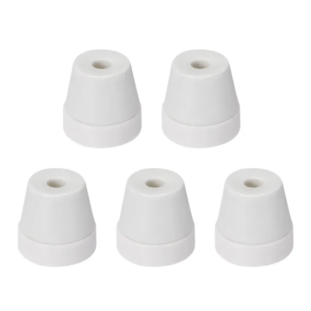 Aisladores cerámica cónica 6mm diámetro perlas alúmina aislantes porcelana 5 uds