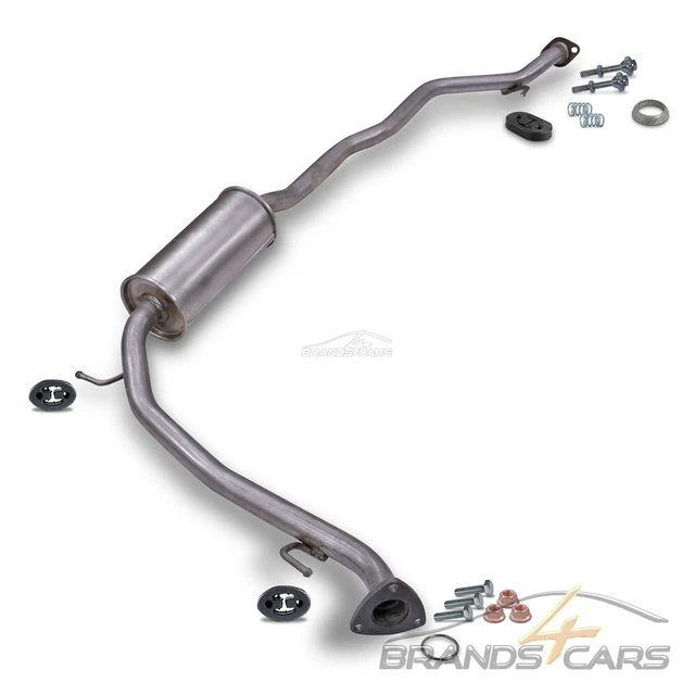 Silenziatore Medio Atec Per Honda Jazz 2 Gd 1.2 1.3 1.4 Dsi