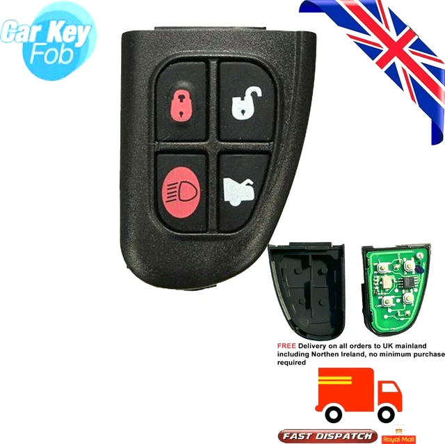 GENUINE OEM JAGUAR XJ XJR X S type 433Mhz Key Fob Remote Refurbished £13.98 PicClick UK