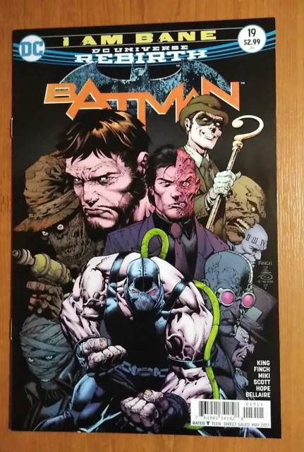 Batman #19 - DC Comics Rebirth 1st Print 2016 Series