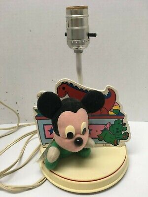 Lámpara de mesa de peluche Mickey Mouse Disney bebé niño pequeño DOLLY Toy Company