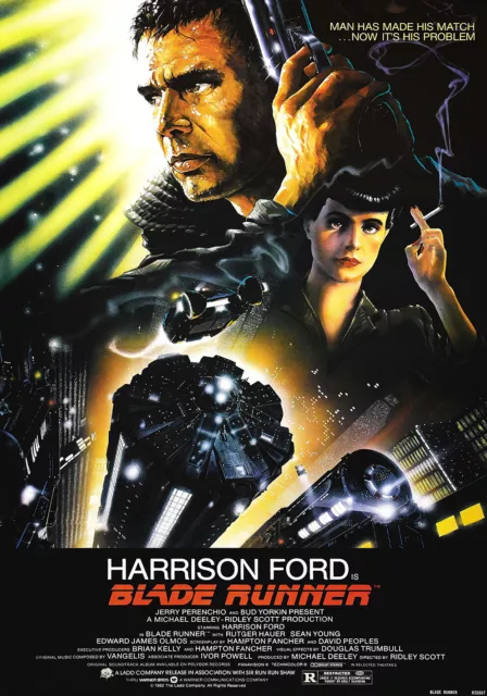 Blade Runner (1982) Movie Poster / 50x70 cm / 24x36 in / 27x40 in / #213