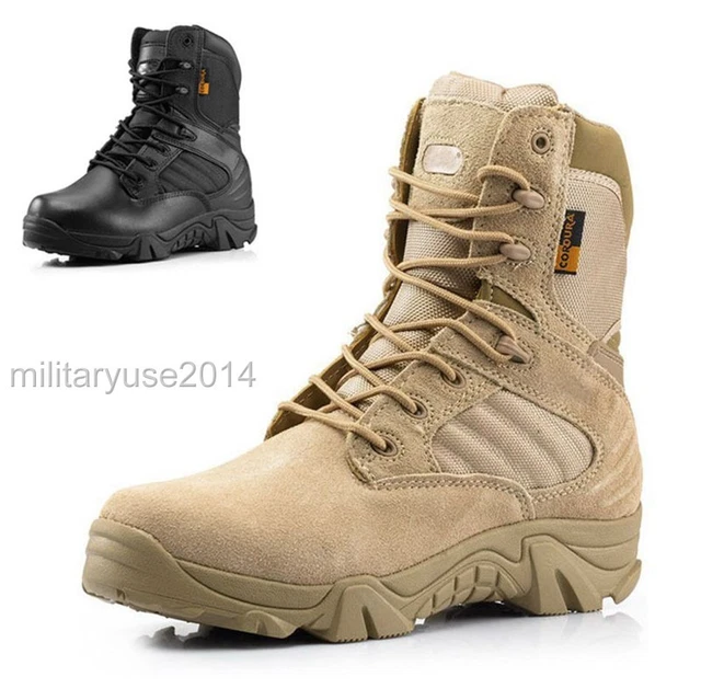 US MILITARY TACTICAL Boots Leather Desert Combat Lightweight Army