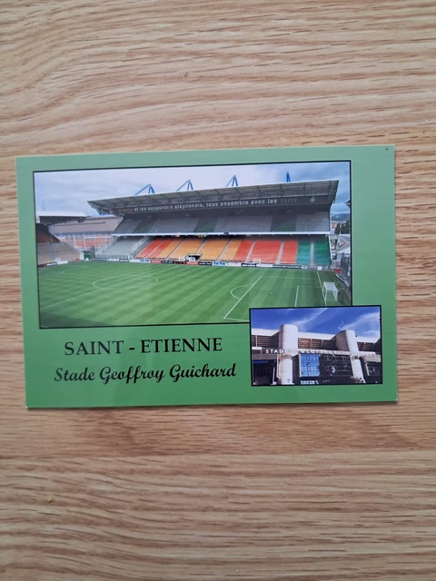 carte STADE DE FOOTBALL a SAINT ETIENNE (42) STADE GEOFFROY-GUICHARD