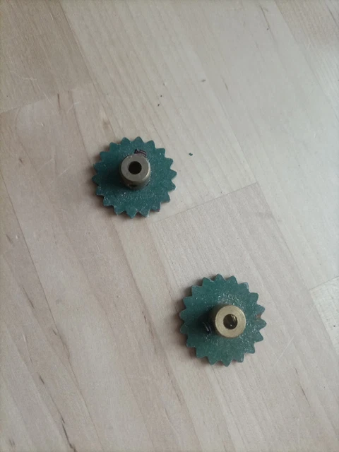 Roue Dentée Meccano Rouge 19 Cm Ref 231-2 - état Proche Neuf