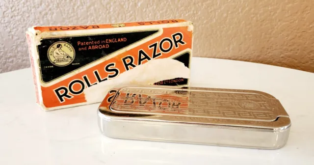 VTG Rolls Razor Hollow Ground Imperial No. 2 Made in England in Box