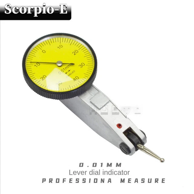 1PC-0-0.8mm 0.01mm Lever Dial Test Indicator Jewelry Type Tip
