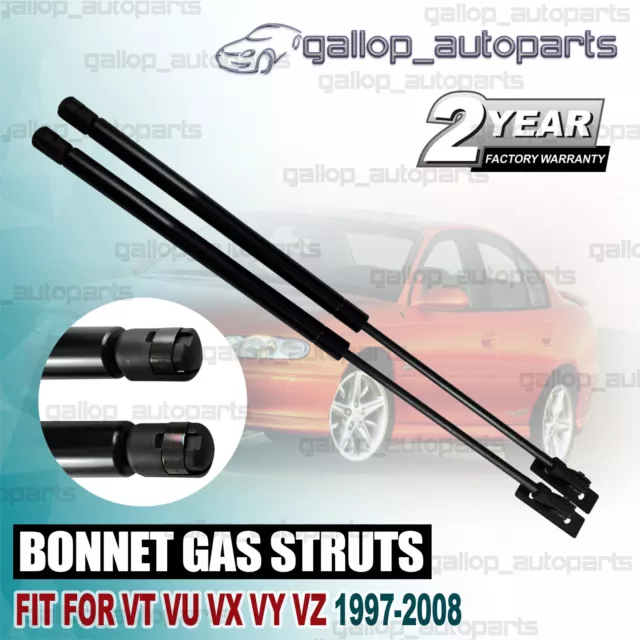 Pair Bonnet Gas Struts fit for Holden Commodore VT VU VX VY VZ Sedan Wagon Ute