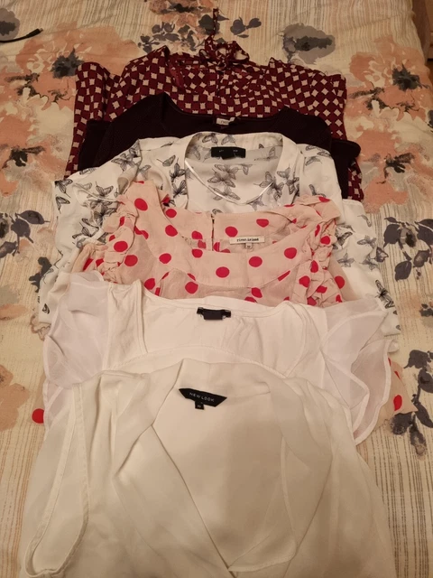 Ladies tops bundle size 10. 6 tops River Island, Next, H&M, perfect for work.