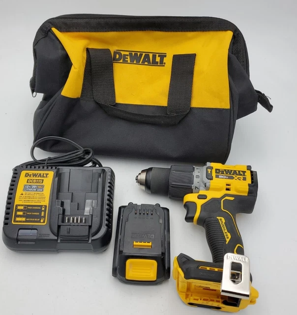 DEWALT DCD805 20V Cordless 1/2 in. Hammer Drill/Driver +Battery + Charger + Bag DEWALT DCD805 20V Cordless 1/2 in. Hammer Drill/Driver +Battery + Charger + Bag