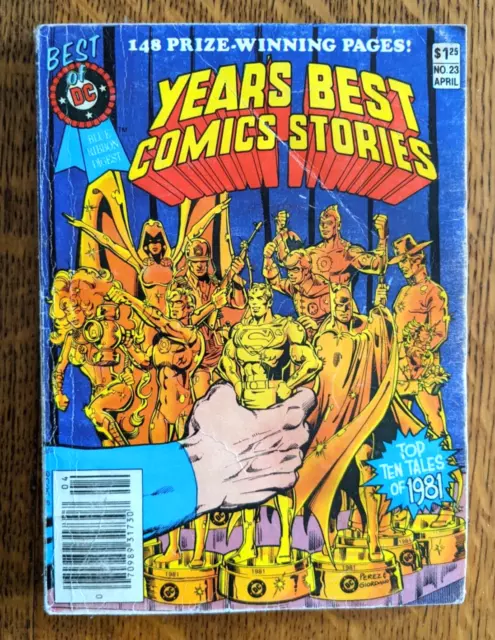 💎 DC Blue Ribbon Digest #23 Year's Best Comic Stories (1982) Bronze Age 💎