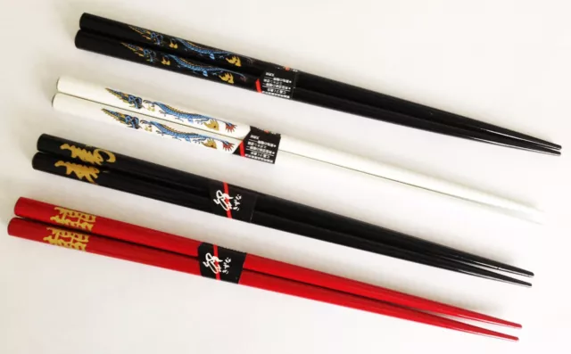 Real Chinese Chopsticks - 4 Separate Stunning Designs Available + Complete Set!