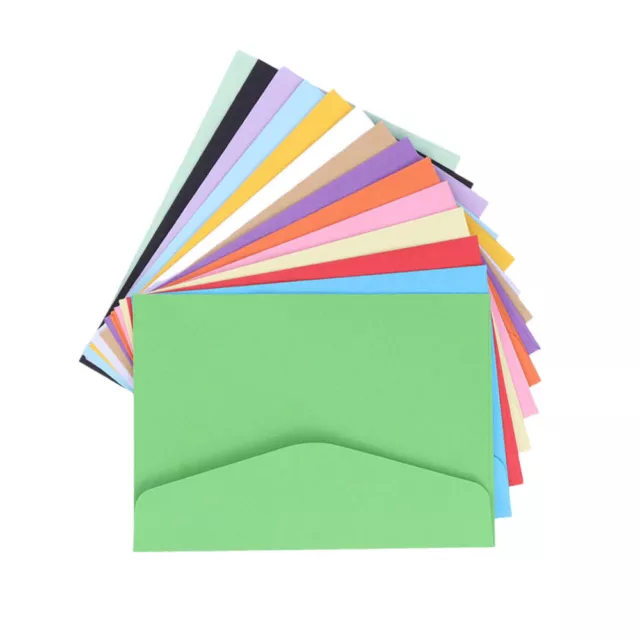 70 Pcs Foldable Envelopes Postcard Folding Paper Party Invitation Mini 8 Cm