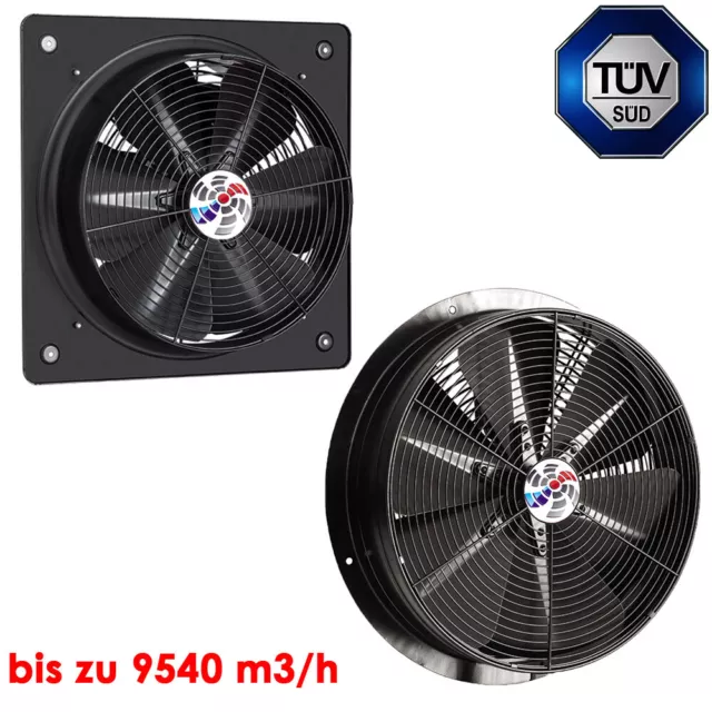 Industrie Ventilateur Axial Plus Grand 1200 - 9540 M³/H Soufflerie Mur 230 V