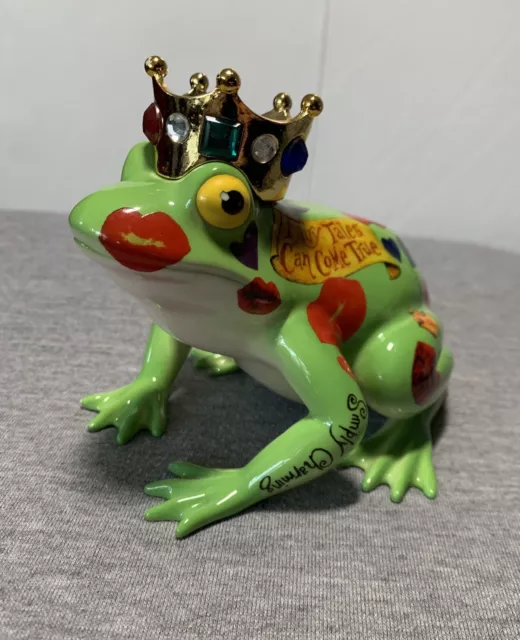 Fanciful Frogs Frog Prince Westland Giftware 6336 Fairy Tale Kiss Ceramic