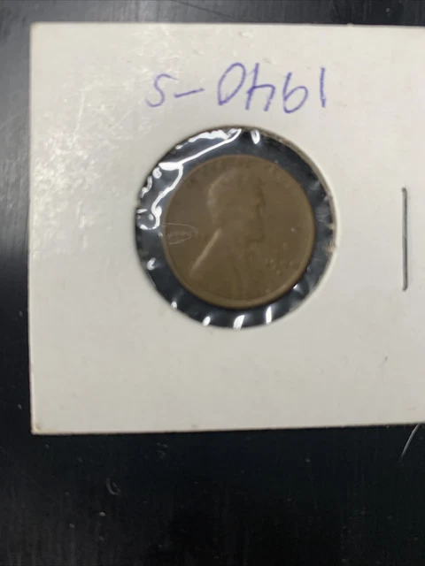 1940 S Lincoln Wheat Cent US 1C Copper Penny one cent