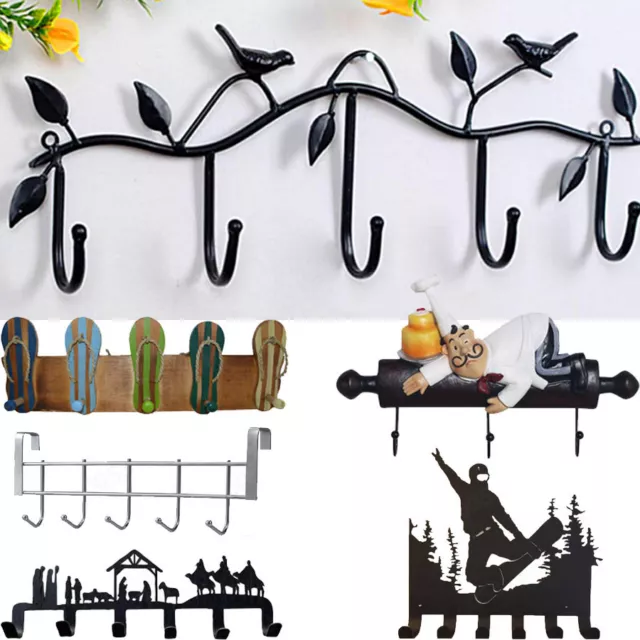 Coat Hanger Wall Mount Hook Door Hook,Hanger Rack for Hanging Clothes Hat Towel✦