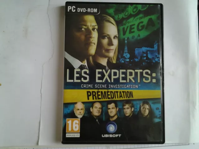 ++ jeu PC LES EXPERTS crime scene investigation préméditation NEUF sous blister